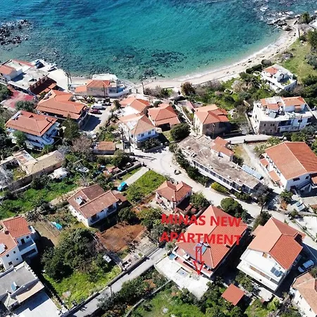 Minas 2mins Walking From Beach, Upgraded Wi-fi Appartement Stoúpa